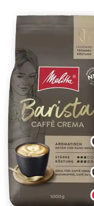 Scheck-in-Center Melitta Barista Caffè Crema Angebot