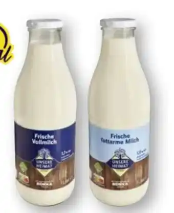Scheck-in-Center Unsere Heimat Echt & Gut frische Milch Angebot