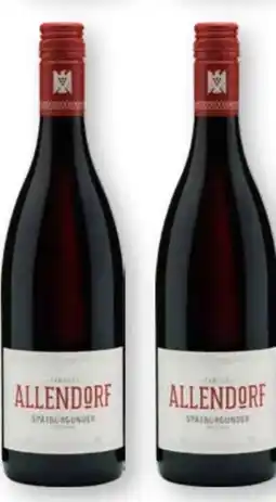 Scheck-in-Center Allendorf Exklusiv Rheingau Spätburgunder Angebot