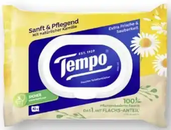 Scheck-in-Center Tempo Feuchte Toilettentücher Angebot