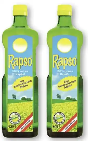 Scheck-in-Center Rapso 100% Reines Rapsöl Angebot
