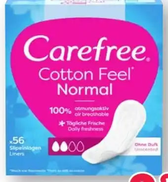 Scheck-in-Center Carefree Slipeinlagen Angebot