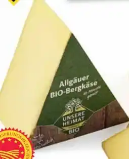 Edeka Unsere Heimat Echt Gut Bio-Allgäuer Bergkäse Angebot