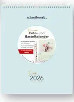 Scheck-in-Center Schreibwerk Bastelkalender 2026 Angebot