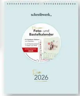 Edeka Schreibwerk Foto- und Bastelkalender 2026 Angebot