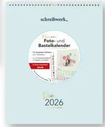 Edeka Schreibwerk Foto- und Bastelkalender 2026 Angebot