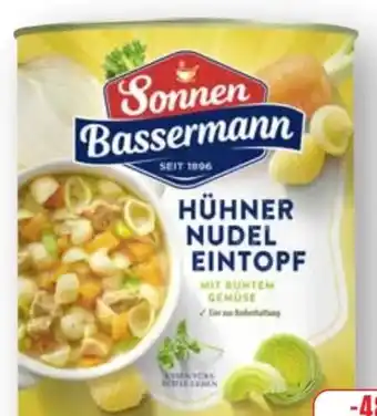 Edeka Sonnen-Bassermann Hühner-Nudel-Eintopf Angebot