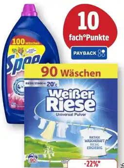 Edeka Weißer Riese Universal Pulver Angebot
