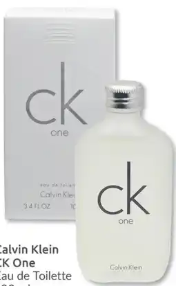 Scheck-in-Center Calvin Klein CK One EdT Angebot