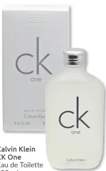 Scheck-in-Center Calvin Klein CK One EdT Angebot