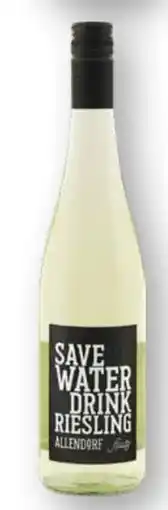 Edeka Allendorf Save Water Drink Riesling Dry Angebot