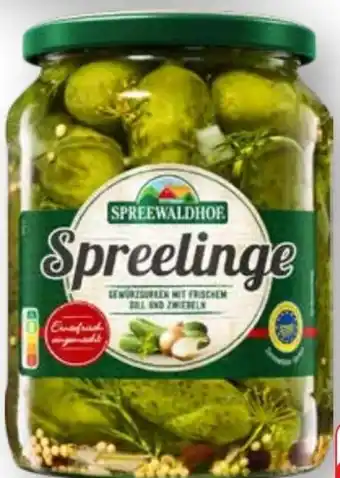 Edeka Spreewaldhof Spreelinge Gewürzgurken Angebot