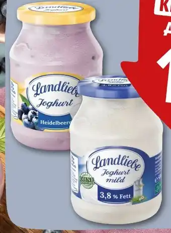 REWE Landliebe Joghurt Heidelbeere Angebot