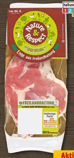 REWE Center Nature & Respect Freiland Enten-Schenkel Angebot