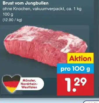 Netto Marken-Discount Brust vom Jungbullen Angebot