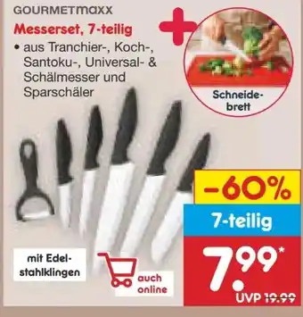 Netto Marken-Discount Gourmetmaxx Messerset 7er-Set Angebot