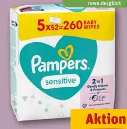 REWE Pampers Sensitive Feuchttücher Angebot