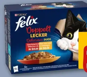 REWE Purina Katzennahrung Doppelt Lecker Delicieux Duos Angebot