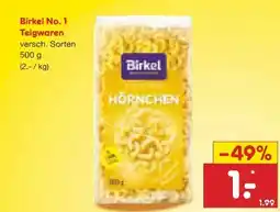Netto Marken-Discount Birkel No. 1 Teigwaren Angebot