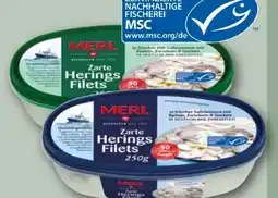 REWE Merl Zarte Heringsfilets in Sahnesauce Angebot