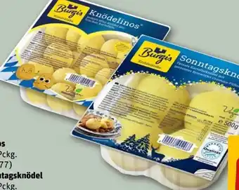 REWE Burgis Knödelinos Angebot