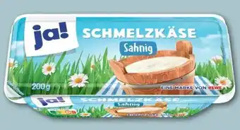 REWE Center ja! Sahne Schmelzkäse-Zubereitung Angebot