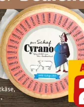 REWE Center Hamburger Käselager Cyrano Pur Schaf Angebot
