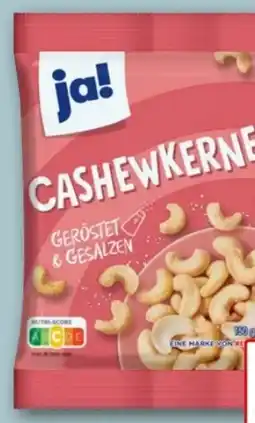 REWE Center ja! Cashewkerne Angebot