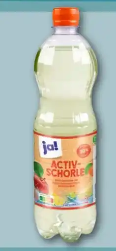 REWE Center ja! Activ-Schorle Angebot