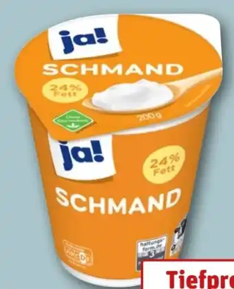 REWE ja! Schmand Angebot