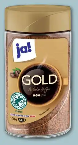 REWE Center ja! Instant-Kaffee Gold Angebot