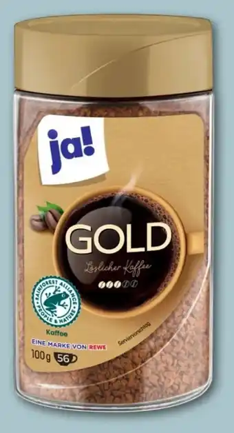 REWE Center ja! Instant-Kaffee Gold Angebot