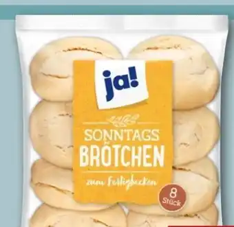 REWE Center ja! Sonntags Brötchen Angebot