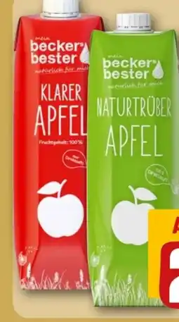 REWE Mein Becker's Bester Apfelsaft Angebot