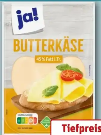 REWE ja! Butterkäse Angebot