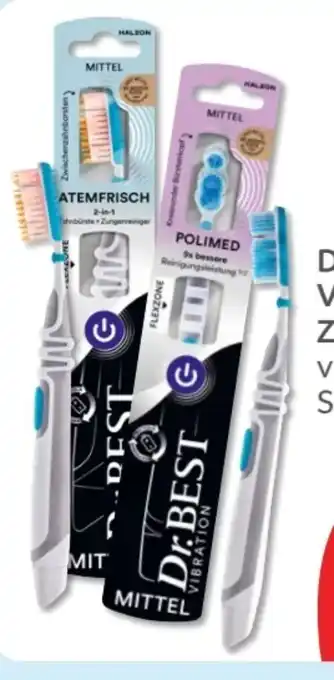 Budni Dr. Best Vibration Batterie Zahnbürste Angebot