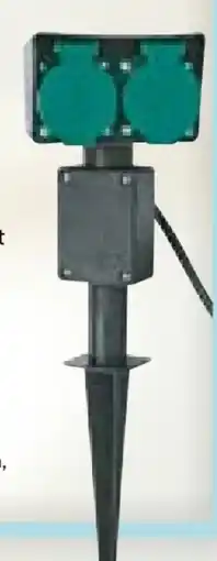 Hellweg Flector Garten LED-Solar-Erdspieß Angebot