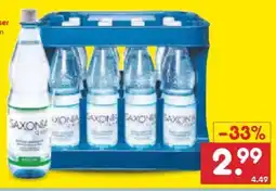 Netto Marken-Discount Saxonia Quelle Mineralwasser Angebot