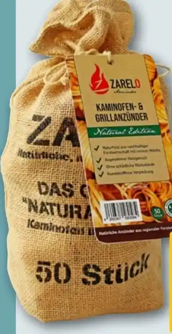 REWE Zarelo Grill- und Kaminofen Anzünder Angebot
