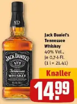 REWE Jack Daniel's Tennessee Whiskey Angebot