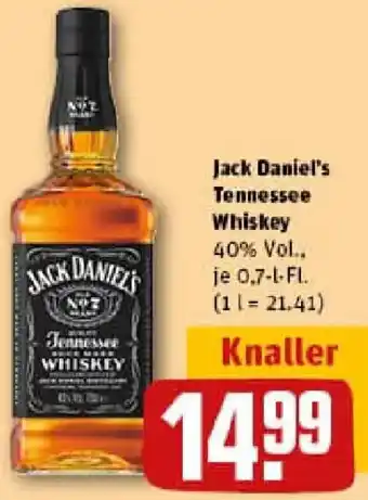REWE Jack Daniel's Tennessee Whiskey Angebot