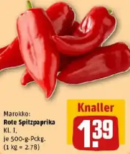 REWE Rote Spitzpaprika Angebot