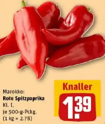 REWE Rote Spitzpaprika Angebot