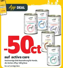 Das Futterhaus -50ct auf activa care Angebot