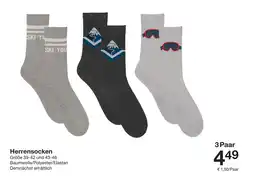 Zeeman Herrensocken 3 Paar Angebot