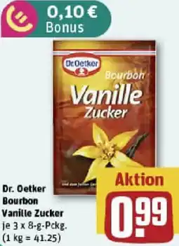 REWE Dr. Oetker Bourbon Vanille Zucker Angebot