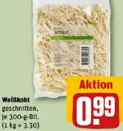 REWE Weißkohl Angebot