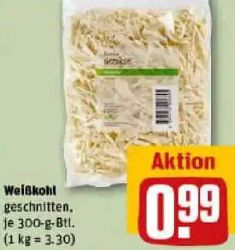 REWE Weißkohl Angebot
