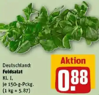 REWE Feldsalat Angebot