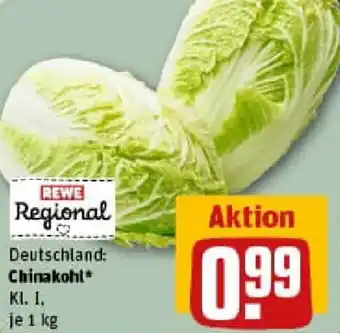 REWE Chinakohl Angebot